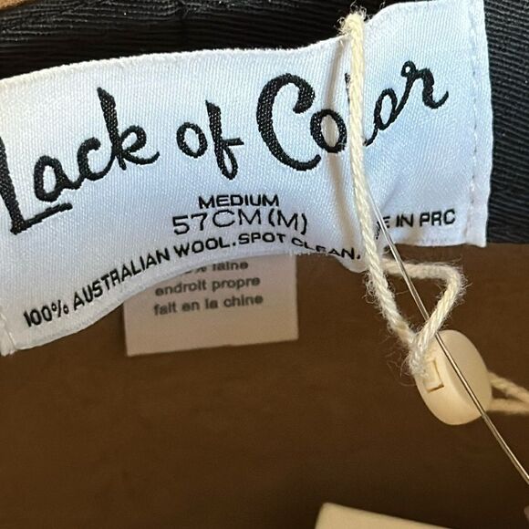 🆕 Free People Lack of Color Rancher Felt Hat / Brown/ Medium NWT - Picture 11 of 13